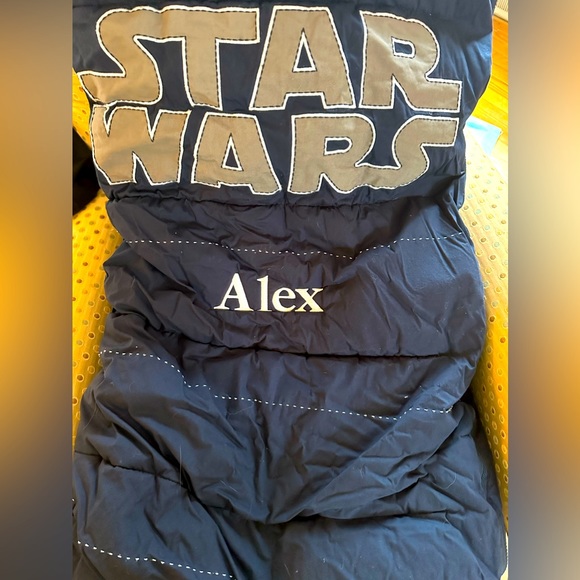 Pottery Barn PB Kids Star Wars™ Sleeping Bag Cotton Print pattern Alex - Picture 2 of 3